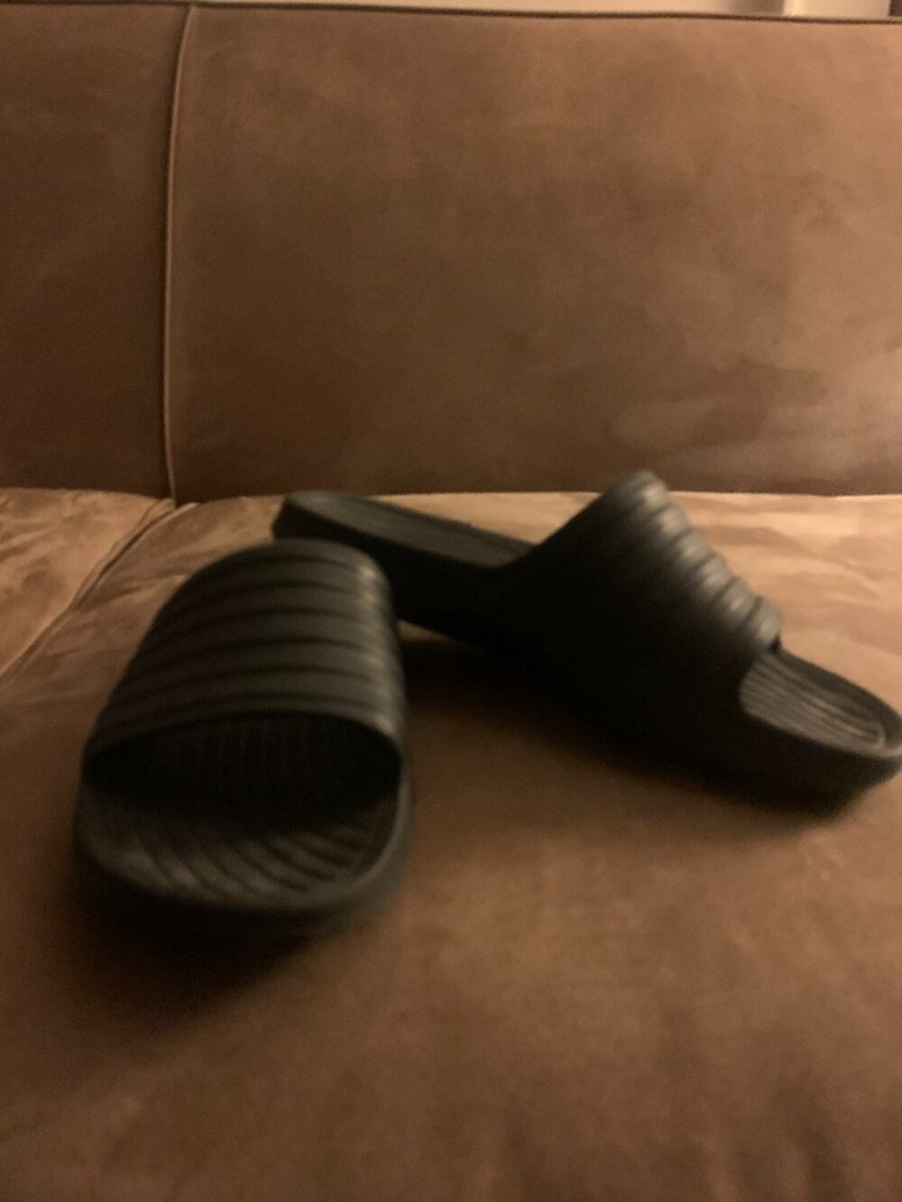 Skechers Foamies Swag Shore Black Slide Sandals Size 10